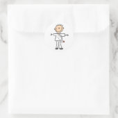 Sticker Rond Infirmière (Sac)