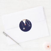 Sticker Rond Infirmière (Enveloppe)