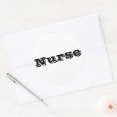 Sticker Rond Infirmière (Enveloppe)