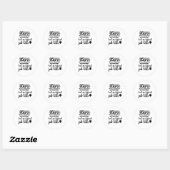 Sticker Rond Infirmière Cadeau Parce Que Superhero (Feuille)