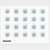 Sticker Rond Infirmière certifiée (Feuille)