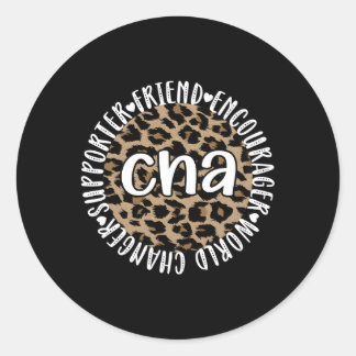 Sticker Rond Infirmière certifiée Adjointe Appréciation Cna Inf