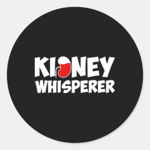 Sticker Rond Infirmière De Dialyse Amusante Pour Hommes Femmes