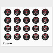 Sticker Rond Infirmière de dialyse Filtrage du sang Escadron de (Feuille)