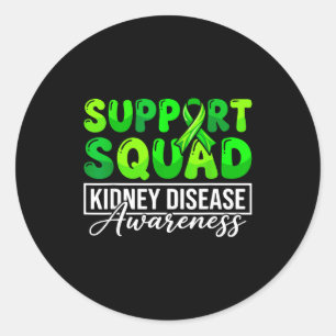 Sticker Rond Infirmière de l'équipe de soutien à la sensibilisa