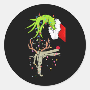 Sticker Rond Infirmière de Noël Gynéco-Obstétricienne Infirmièr