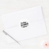 Sticker Rond Infirmière de ressentir la stabilité (Enveloppe)