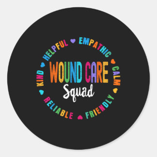 Sticker Rond Infirmière de soins de santé Escadron Appréciation