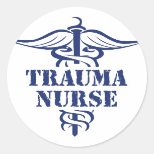 Sticker Rond infirmière de traumatisme
