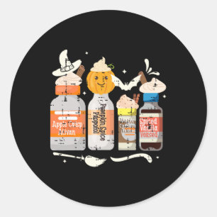 Sticker Rond Infirmière d'Halloween Crna Pacu Er Ed Icu Cricita