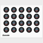 Sticker Rond Infirmière D'Hospice Conception Pour Les Infirmièr (Feuille)