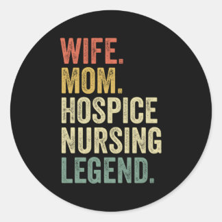 Sticker Rond Infirmière D'Hospice Pour Infirmière D'Hospice