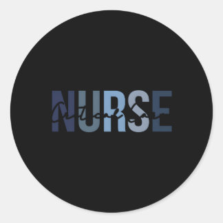 Sticker Rond Infirmière en soins critiques Imprimer Pour Étudia