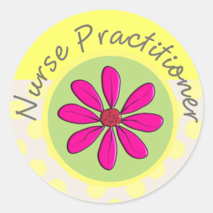 Sticker Rond Infirmière et médecin cadeaux