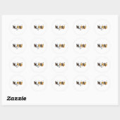 Sticker Rond Infirmière Halloween (Feuille)