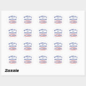 Sticker Rond Infirmière ICU la plus géniale au monde (Feuille)