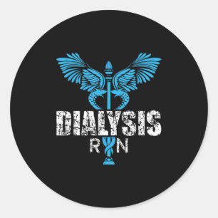 Sticker Rond Infirmière inscrite