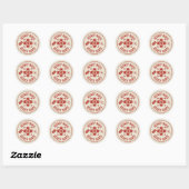 Sticker Rond Infirmière intérimaire  (Feuille)
