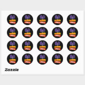 Sticker Rond Infirmière Néphrologie Infirmière Technicienne en (Feuille)