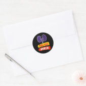 Sticker Rond Infirmière Néphrologie Infirmière Technicienne en (Enveloppe)