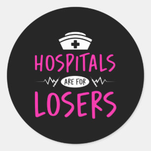 Sticker Rond Infirmière pénitentiaire Détenu Infirmière péniten