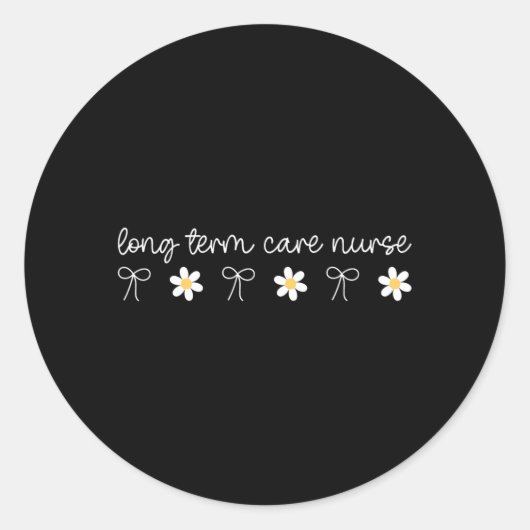 Sticker Rond Infirmière SNF (Devant)