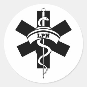 Sticker Rond Infirmières du LPN