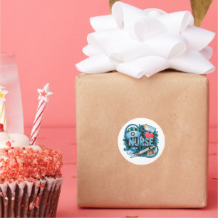 Sticker Rond Infirmières : les artisans de la santé