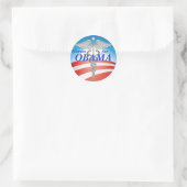 Sticker Rond Infirmières pour OBAMA (Sac)