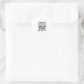 Sticker Rond informatique (Sac)