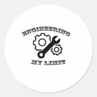 Sticker Rond ingénierie ma limite