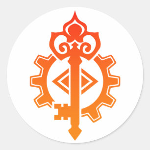 Sticker Rond Ingénieur Artiste Mécaniste DnD