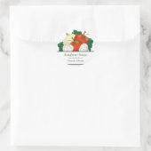 Sticker Rond Ingrédients de sauce spaghetti (Sac)