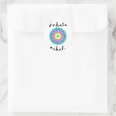 Sticker Rond inhale exhale (Sac)