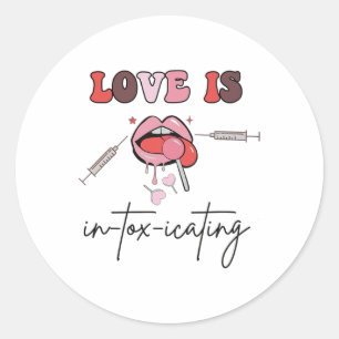 Sticker Rond Injecteur Soins esthétiques Valentine Dysport de r