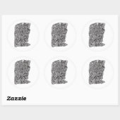 Sticker Rond Innerbeastman (Feuille)
