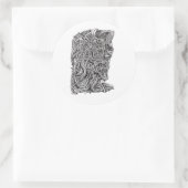 Sticker Rond Innerbeastman (Sac)