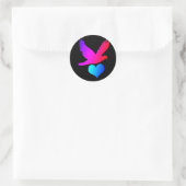 STICKER ROND INSÉPARABLE 2 (Sac)