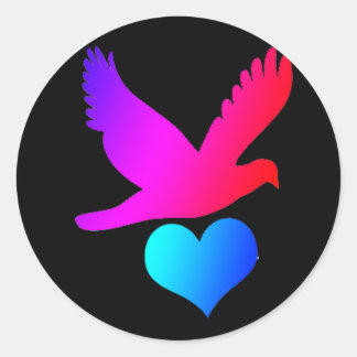STICKER ROND INSÉPARABLE 2