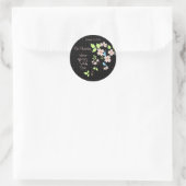 Sticker Rond Inséparables, Notre Mariage (Sac)