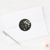 Sticker Rond Inséparables, Notre Mariage (Enveloppe)