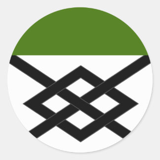 Sticker Rond Insigne de la population de la baronnie d'Altavia