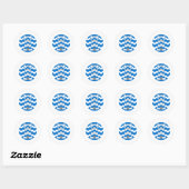 Sticker Rond Insigne de la population du canton de Bard's Keep (Feuille)