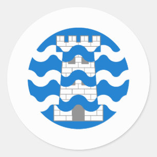 Sticker Rond Insigne de la population du canton de Bard's Keep