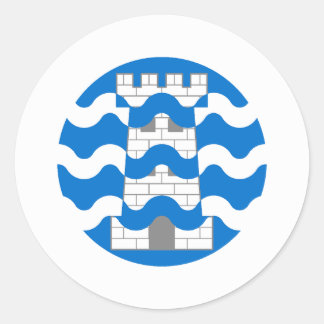 Sticker Rond Insigne de la population du canton de Bard's Keep
