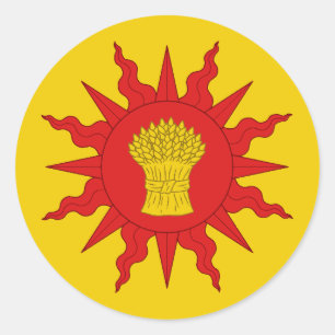 Sticker Rond Insigne de la population du canton de Nimenefeld