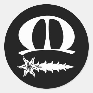 Sticker Rond Insigne de la population du Royaume de Meridies