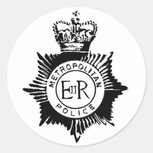 Sticker Rond Insigne de police