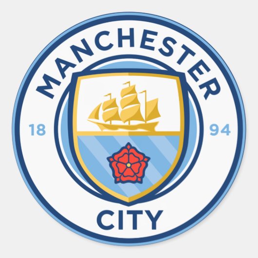 Sticker Rond Insigne d'équipe de football (Devant)