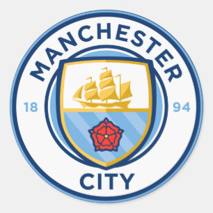 Sticker Rond Insigne d'équipe de football